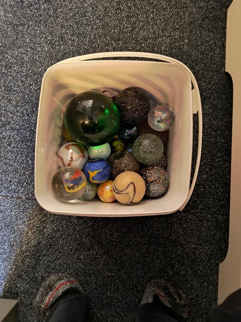 Knikkers, Ophalen, Gebruikt