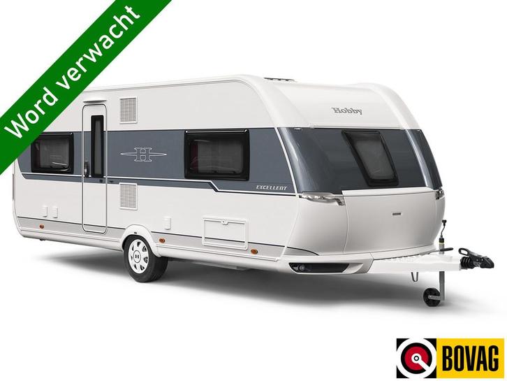 Hobby Excellent 495 UL met enkele bedden *Mover/Fietsendrage, Caravans en Kamperen, Caravans, Bedrijf, tot en met 4, 1250 - 1500 kg