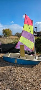 Optimist compleet met Optiparts grootzeil, Watersport en Boten, Ophalen, Geen motor, Gebruikt, Optimist