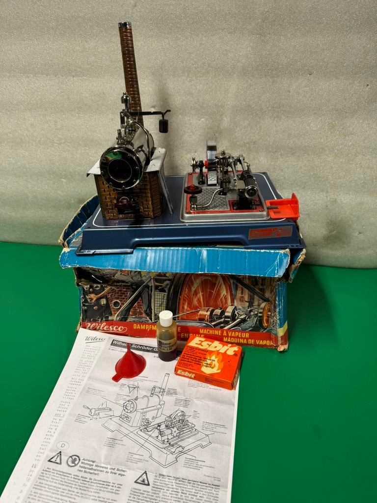 Stoommachine Wilesco D16, Ophalen of Verzenden, Zo goed als nieuw, Groter dan 1:32