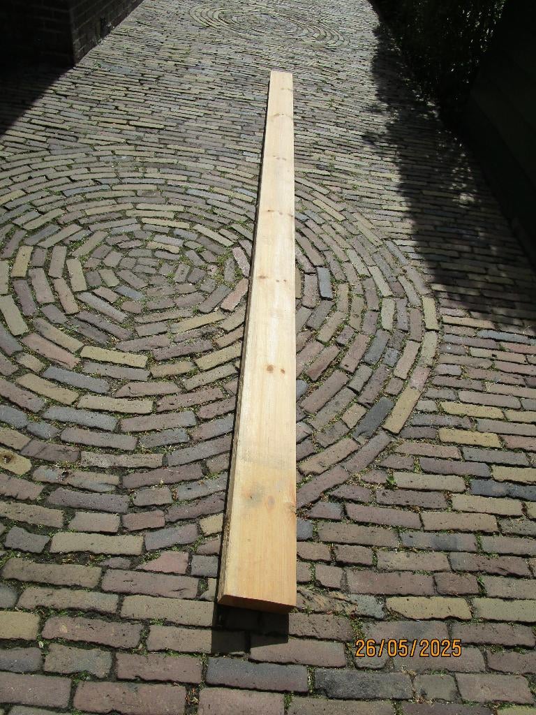 Te Koop Betonbaddingen, Doe-het-zelf en Verbouw, Hout en Planken, Ophalen, Gebruikt, Overige typen, 50 mm of meer
