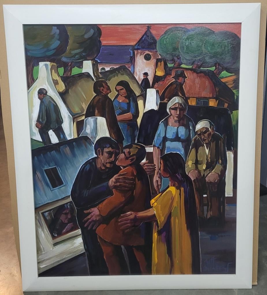 Nest MARTENS, drukte in het dorp, Ophalen