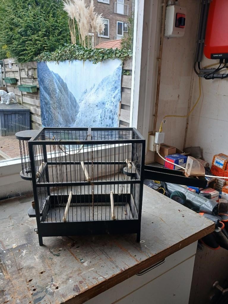 Putter leerkooi, Dieren en Toebehoren, Ophalen, Gebruikt, Overige materialen, Vogelkooi