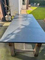 GRATIS: Hardstenen tuintafel 110 x 260 cm, Tuin en Terras, Ophalen, Gebruikt, Rechthoekig, Hout