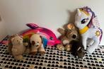 Knuffels dieren 6 stuks, Kinderen en Baby's, Ophalen of Verzenden, Gebruikt, Hond
