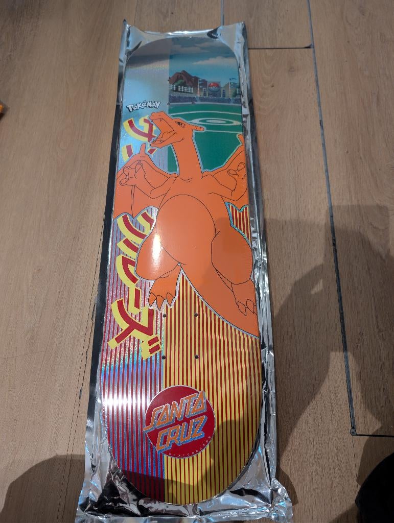 Pokémon Santa Cruz Charizard Board, Sport en Fitness, Skateboarden, Ophalen, Nieuw, Skateboard