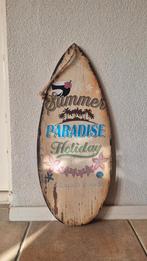 Vintage surfboard zomer houten bord, Ophalen of Verzenden, Zo goed als nieuw