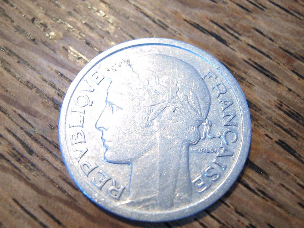 Oorlogsgeld WW2 bezet-Frankrijk 1 Franc 1941 #438, Ophalen of Verzenden, Frankrijk, Losse munt