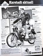 5 vintage advertenties reclames Karstadt 75-82 brommer motor, Ophalen of Verzenden, Gebruikt, Overige typen