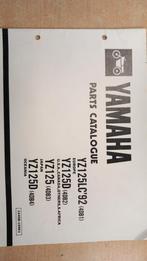 Yamaha YZ125 Onderdelen Catalogus 1992, Motoren, Ophalen of Verzenden