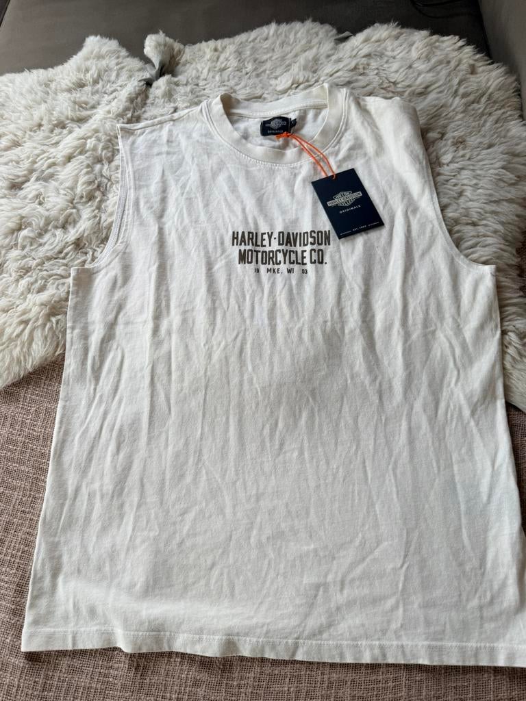 Harley davidson shirt nieuw maat S, Ophalen, Nieuw, Maat 46 (S) of kleiner, Wit