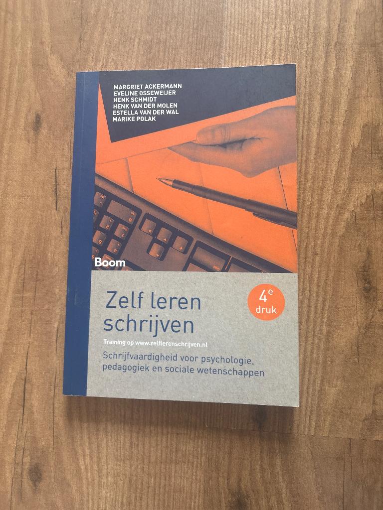 Zelf leren schrijven, Boeken, Studieboeken en Cursussen, Ophalen of Verzenden, Margriet ackermann, Alpha, WO