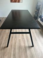 Zwarte eettafel Zuiver, Huis en Inrichting, Tafels | Eettafels, Ophalen, Gebruikt, 200 cm of meer, 50 tot 100 cm