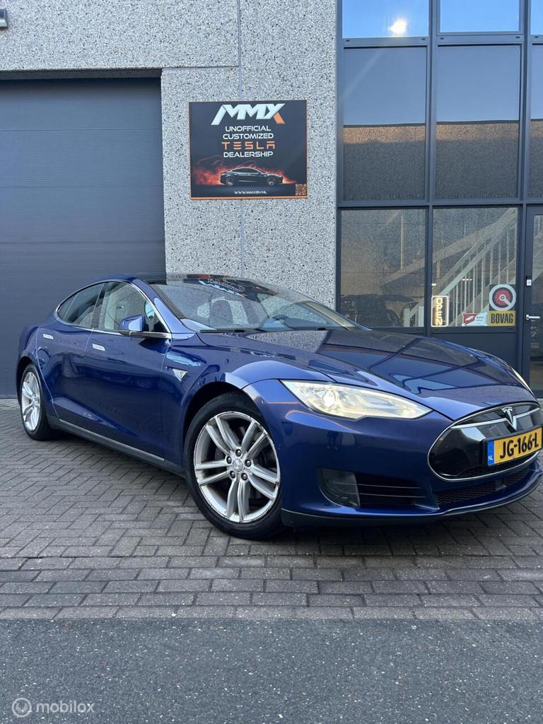 Model S 70 + GRATIS SUPERCHARGING, Auto's, Automaat, Achterwielaandrijving, Zwart, Origineel Nederlands