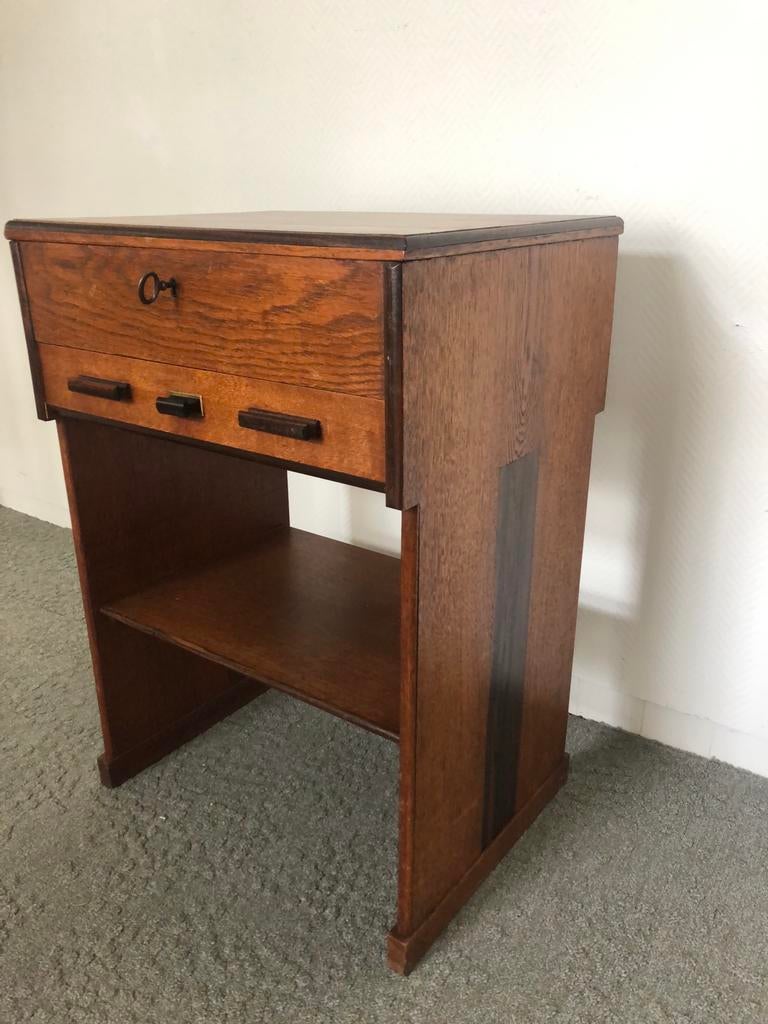 Art deco genneper molen kastje, Ophalen