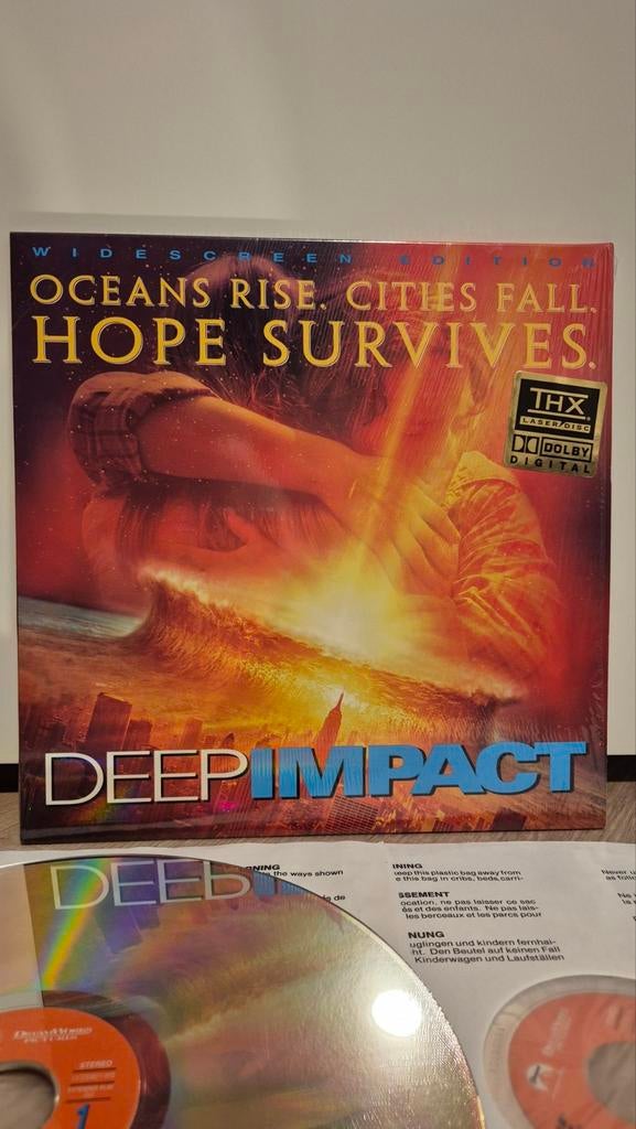 Deep Impact Ac-3 Laserdisc, Cd's en Dvd's, Vinyl | Filmmuziek en Soundtracks, Ophalen of Verzenden, 1990 - 1999, Zo goed als nieuw