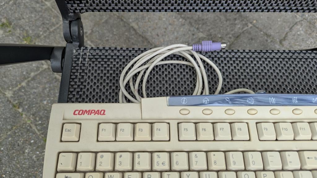 Compaq PS/2 toetsenbord vintage, Computers en Software, Vintage Computers, Ophalen
