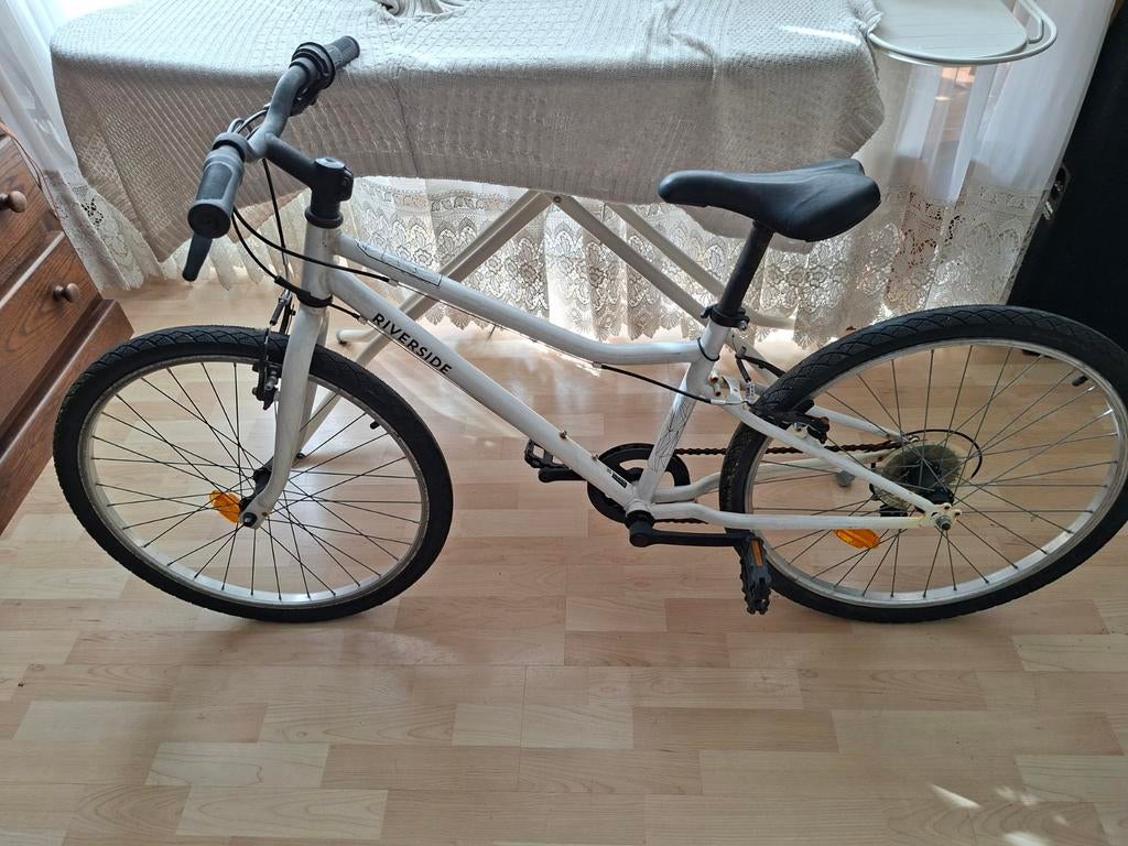 Kinderfiets 24 inch B’TWIN Riverside – met versnellingen, Ophalen, Gebruikt, Staal, 24 inch of meer