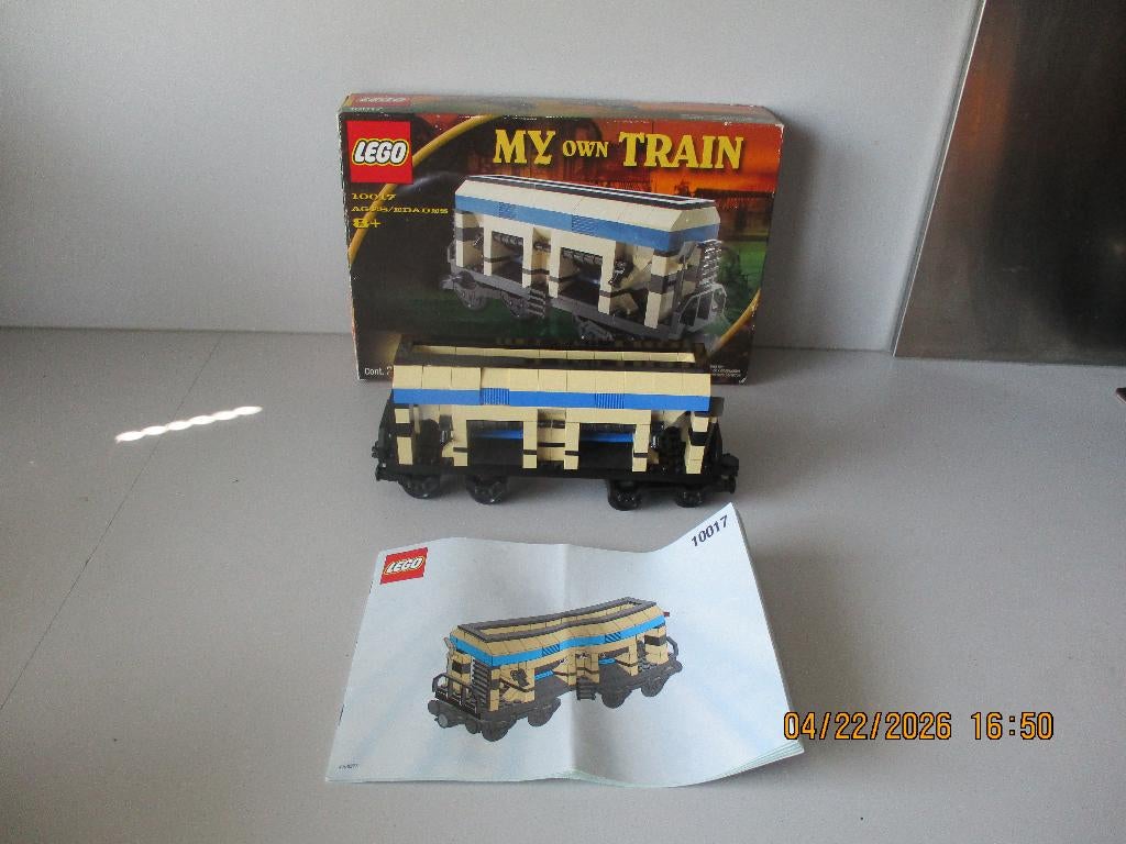 LEGO BE/BL 9v 10017 Zandhopper MyOwnTrain + OVP Nieuwstaat!, Compleet, Overige thema's, Lego, Ophalen of Verzenden
