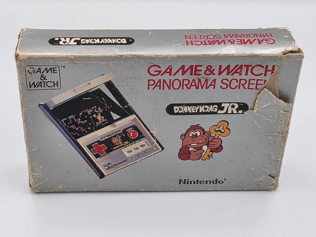 Game & Watch Panorama Donkey Kong Jr. Compleet & Werkend, Gebruikt, 1 speler, Ophalen of Verzenden, Vanaf 3 jaar