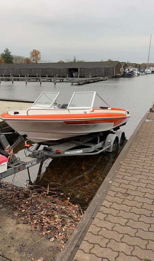 Glastron v174 speedboot volvo penta 130 pk, Watersport en Boten, Speedboten, Ophalen, Gebruikt, Binnenboordmotor, 120 tot 200 pk