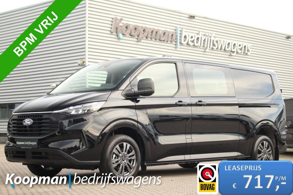 Ford Transit Custom 320 2.0TDCI 136pk L2H1 Trend DC | L+R Zi, Auto's, Voorwielaandrijving, 136 pk, 4 cilinders, 2500 kg