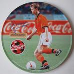 drie Coca Cola onderzetters met voetballers - 1998, Ophalen of Verzenden, Zo goed als nieuw, Glas of Kopje