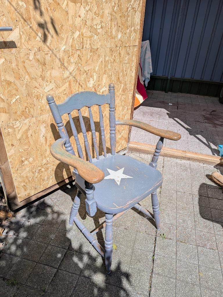Keukenstoel, Huis en Inrichting, Stoelen, Ophalen, Gebruikt, Hout, Eén