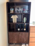 Massief houten wandkast, Ophalen, Zo goed als nieuw, Minder dan 150 cm, 150 tot 200 cm