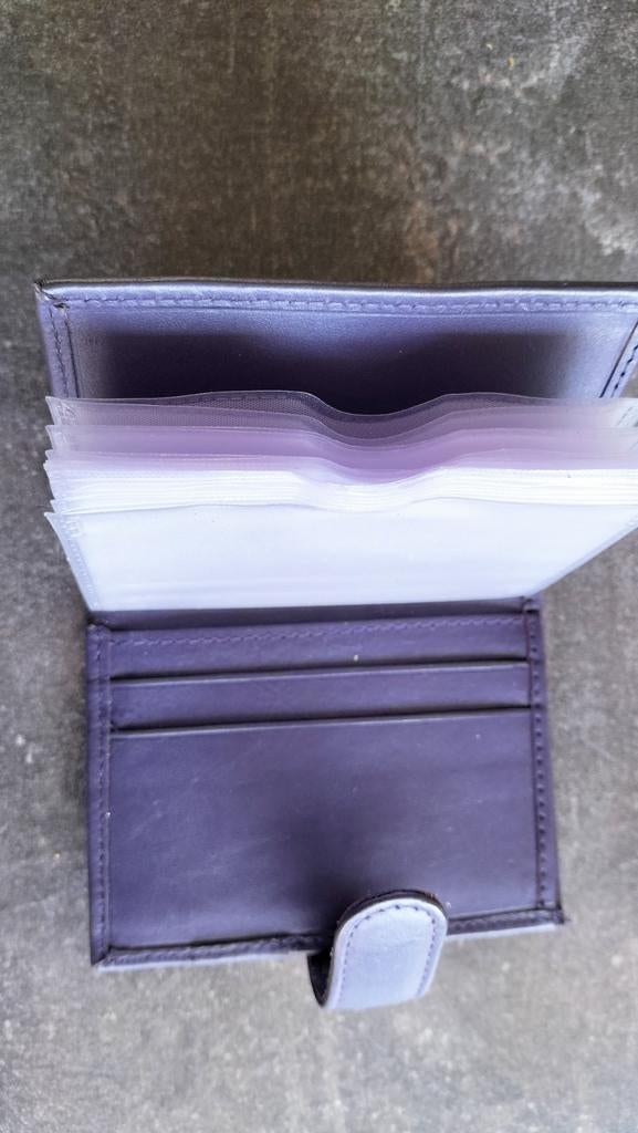 Leren mapje voor pasjes, Ophalen of Verzenden, Zo goed als nieuw