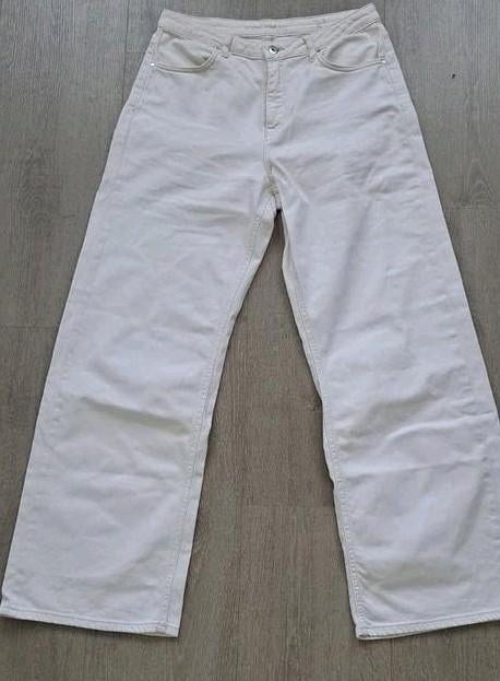 Studio Anneloes Wide Leg Broek Maat L, Studio Anneloes, Beige, Maat 42/44 (L), Ophalen of Verzenden