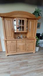 Blank eiken buffetkast, Ophalen, Zo goed als nieuw, 25 tot 50 cm, 200 cm of meer