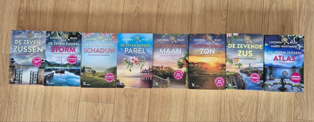 De Zeven Zussen serie compleet, Boeken, Ophalen of Verzenden, Zo goed als nieuw, Lucinda Riley, Nederland