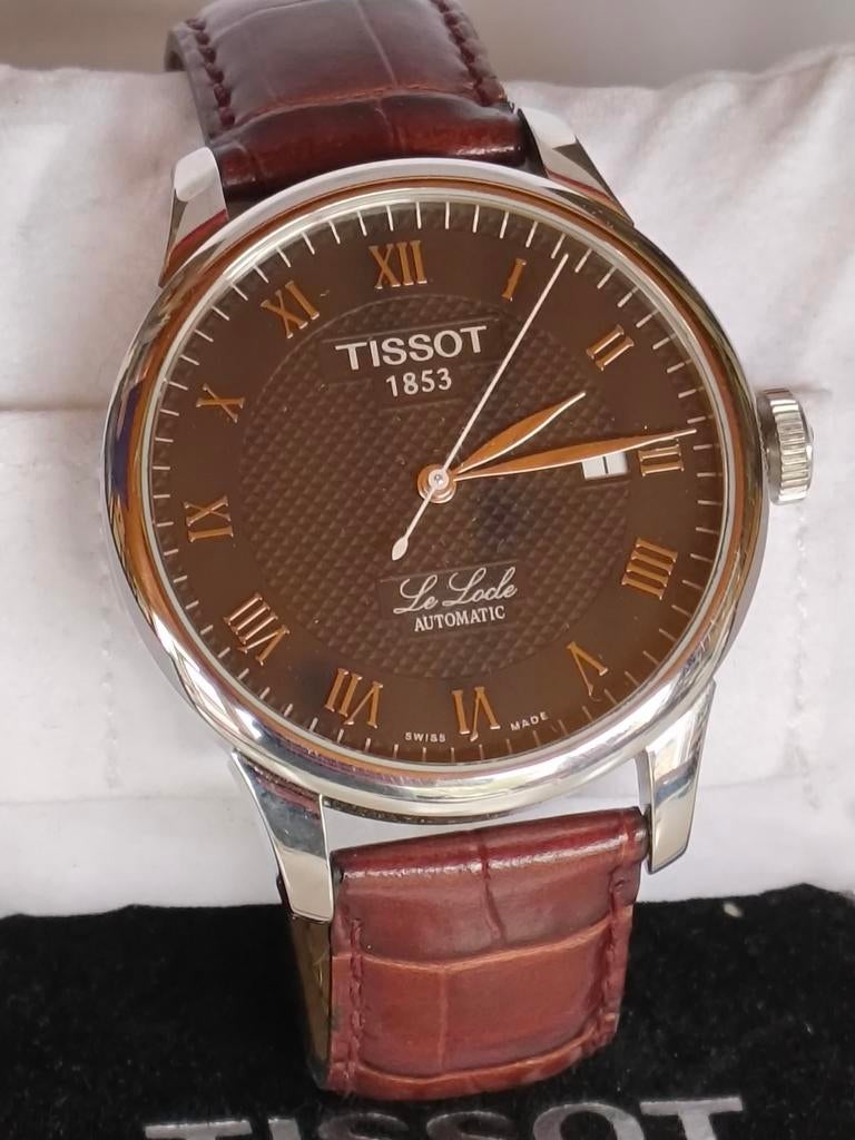 Tissot Le Locle Automatic herenhorloge, Sieraden, Tassen en Uiterlijk, Horloges | Heren, Overige merken, Leer, Staal, Polshorloge