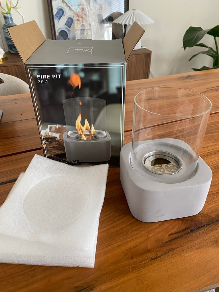 JENS Living Tafelhaard Zila - Grijs, Tuin en Terras, Terrasverwarmers, Ophalen, Zo goed als nieuw, Gas, Vloer