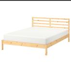 Tarva grenen bedframe ikea incl. Lattenbodems, Ophalen, Gebruikt, Tweepersoons, 140 cm