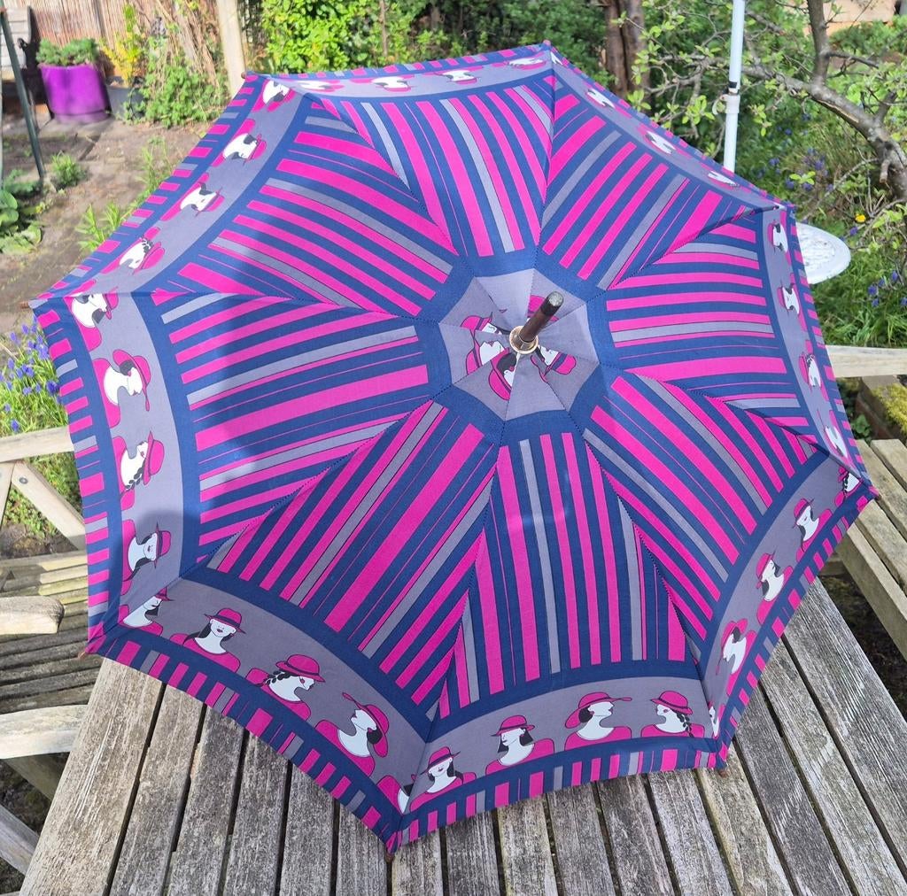 Vintage paraplu jaren  70, Sieraden, Tassen en Uiterlijk, Paraplu's, Ophalen of Verzenden