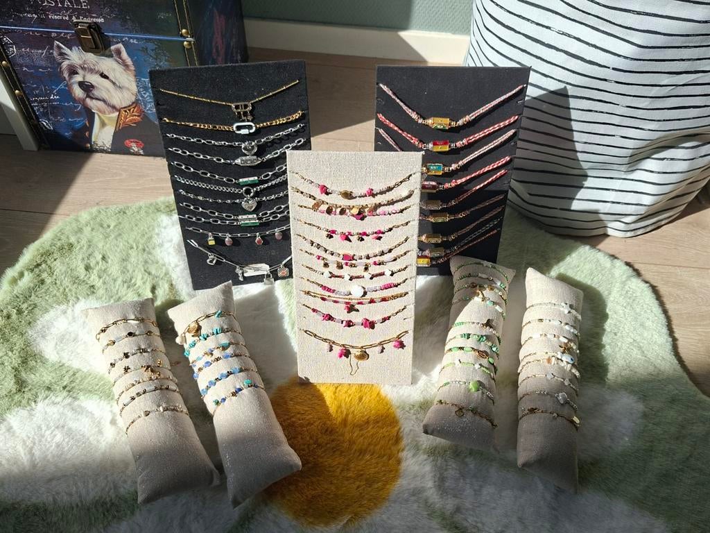 Sieraden stainless steel incl displays, Overige materialen, Overige kleuren, Nieuw, Ophalen of Verzenden