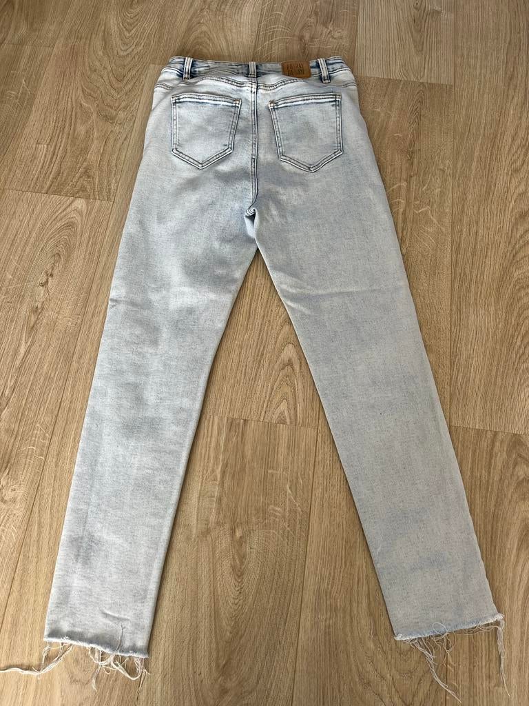 Friday Denim skinny jeans – maat 36, lichtblauw, met gaten, Ophalen, Gedragen, Blauw, W28 - W29 (confectie 36)