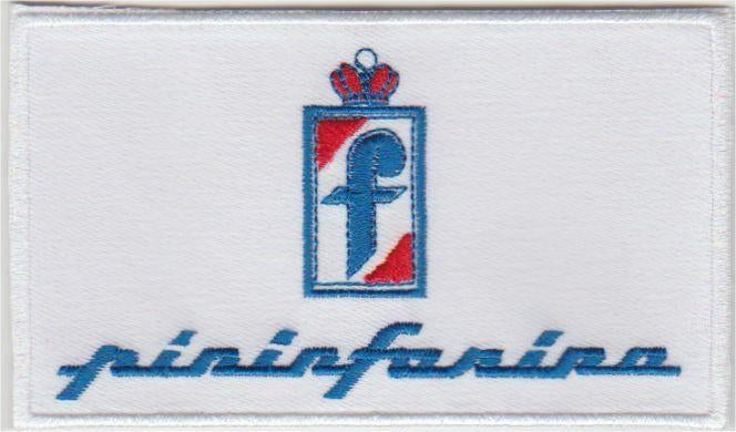Pininfarina stoffen opstrijk patch embleem, Ophalen of Verzenden, Nieuw, Auto's