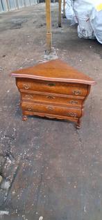 Hoek kastje hoekkastje, Ophalen, 50 tot 100 cm, 3 of 4 laden, Minder dan 100 cm