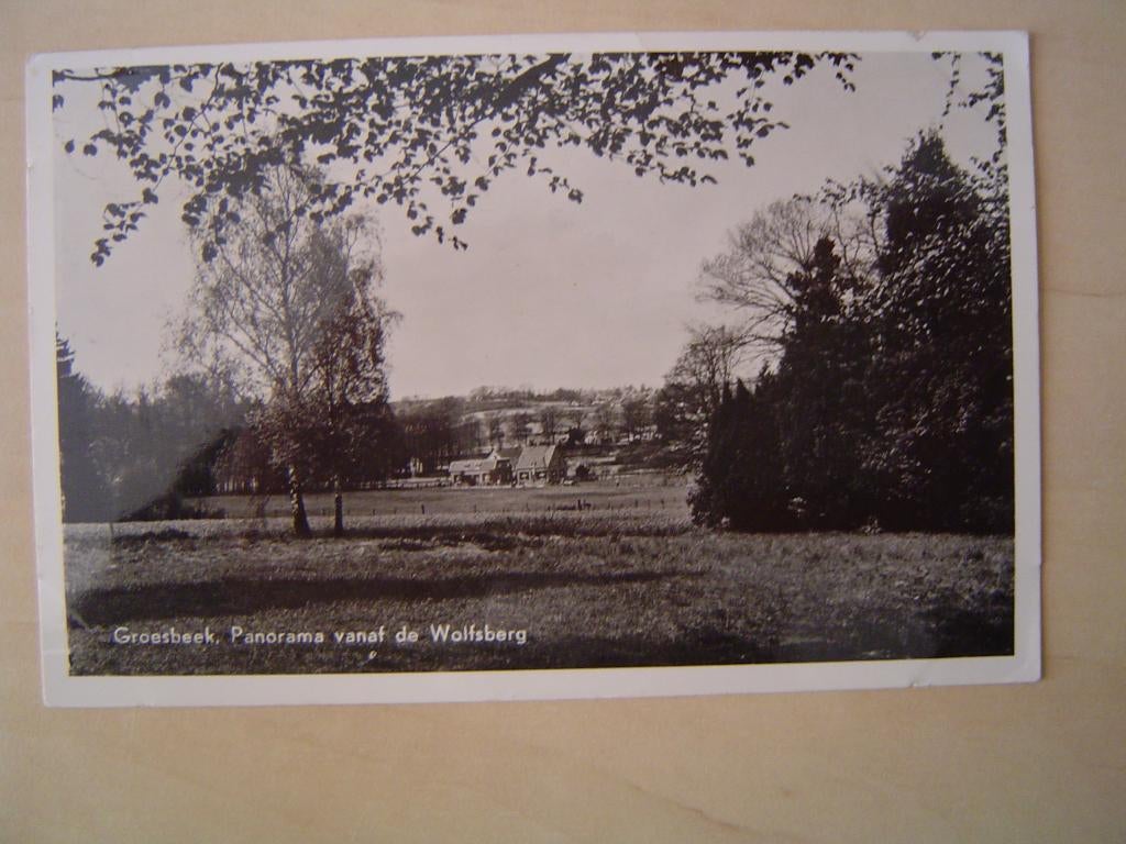 Groesbeek, Panorama vanaf de Wolfsberg, Verzenden, 1940 tot 1960, Gelopen, Gelderland