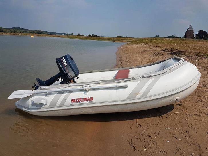 Suzumar rubberboot met Yamaha buitenboordmotor, Watersport en Boten, Rubberboten, Gebruikt, Overige merken, Minder dan 70 pk, Benzine