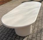 Massief Houten Eettafel Deens Ovaal 240 cm Sand Nieuw, Huis en Inrichting, Tafels | Eettafels, Ophalen, 100 tot 150 cm, Ovaal