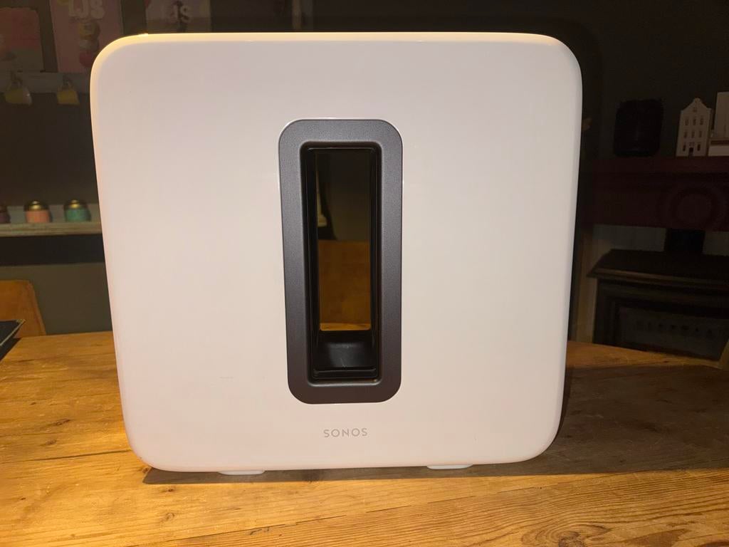 Sonos Sub (Gen 3) - Draadloze Subwoofer Wit, Audio, Tv en Foto, Luidsprekers, Ophalen of Verzenden, Zo goed als nieuw, Subwoofer