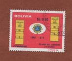 Serviceclubs - Lions - Bolivia - jr.'73 - gebr, Verzenden, Gestempeld, Overige thema's