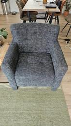 Twee grijze fauteuils, Huis en Inrichting, Stoelen, Ophalen, Gebruikt, Grijs, Twee