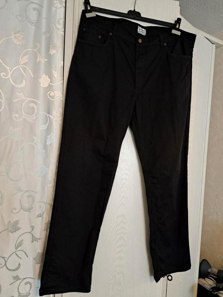NIEUWE HEREN JEANS MAAT 52 54 MERK JACQUES LORANT., Kleding | Heren, Broeken en Pantalons, Nieuw, Maat 52/54 (L), Zwart, Ophalen of Verzenden