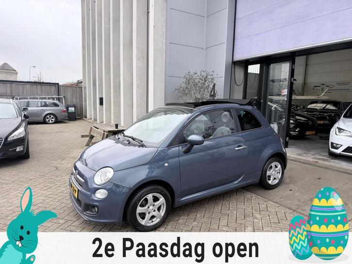 Fiat 500 C 1.4 Sport CABRIO! LEER! PDC! 101PK! INRUIL MOGELI, Auto's, Fiat, Bedrijf, Te koop, 500C, ABS, Airbags, Airconditioning