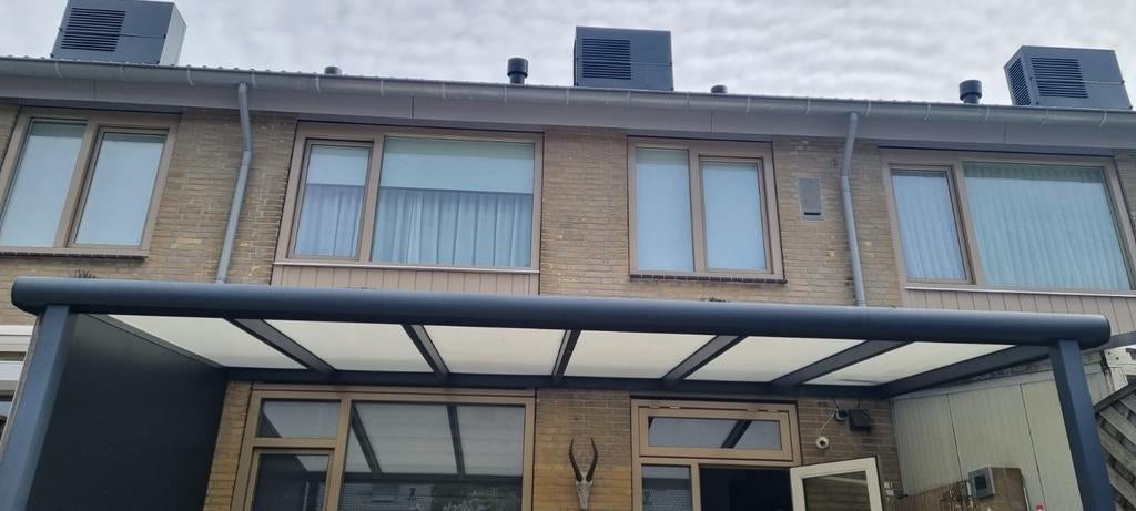 Overkapping met geïntegreerde Goot, Ophalen, Gebruikt, Veranda